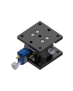 Motorized 65X65mm EXC Bearing, Steel, Z-Axis Stage, (Horizontal Platform/Base) Center Piezomotor, +/-4mm, M6 Threads