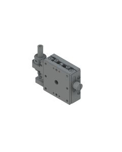 40X40mm EXC Bearing, Steel, Z-Axis Stage, (Vertical Platform/Base) Center Hex Screw, +/-6.5mm, M3 Threads, Right-handed