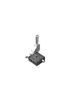 40X40mm EXC Bearing, Steel, X-Axis Stage, Side 90-Deg. Micrometer, +/-6.5mm, 6-32 Threads, Right-handed