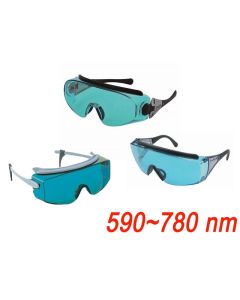 Lunettes de protection laser pour visible (rouge)