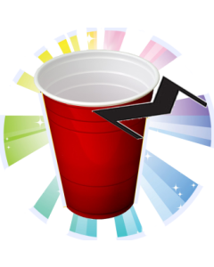 Red Party Cup, Collectable Lapel/Brooch Pin