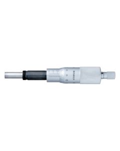 25mm Travel Micrometer Head, Flat Carbide Tip, 12mm Shank  Diameter