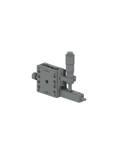 40X40mm Piezo Assist Z-Axis Stage (Vertical Platform/Base), Left Hand Adjuster +/-6.5mm M3 Threads