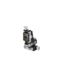 24X30mm Dovetail Bearing, Brass, XYZ-Axis Stage, Center Leadscrew, +/-4mm, M3 Threads