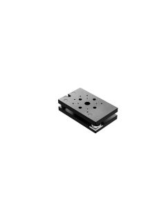 80X132mm, 2-Axis Kinematic Tilt Stage, Aluminum, Edge-Knob Adjustment, +/-1.4-deg.,+/-0.8-deg, M4 Threads