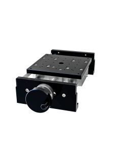 160X160mm Linear Bearing, Aluminum, X-Axis Stage,  Lead Screw, +/-50mm, M4 Threads