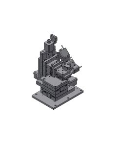 Motorized 6-axis Optical Fiber Alignment Stage Unit - Left