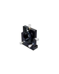 50mm Diameter, XYZ, Gimbaled Pitch/Yaw Adjustable Lens Mount, M4 Thd. Mounting