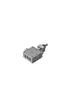 25X25mm EXC Bearing, Stainless Steel, X-Axis Stage, Side Hex Screw, +/-3mm, M2 Threads