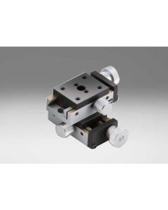 24X30mm Dovetail Bearing, Brass, XY-Axis Stage, Center Leadscrew, +/-4mm, M3 Threads