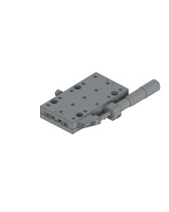 65X120mm EXC Bearing, Steel, X-Axis Stage, Side Micrometer, +/-20mm, 1/4-20 Threads