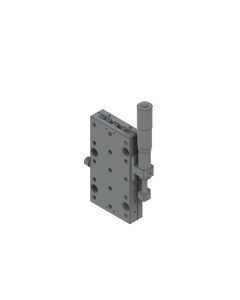 65X65mm EXC Bearing, Steel, Z-Axis Stage, (Vertical Platform/Base) Side Micrometer, +/-20mm, 1/4-20 Threads