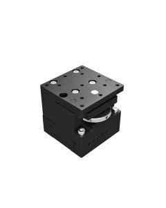 60X60mm Dovetail Bearing, Brass, XZ-Axis Stage, Center Leadscrew, +/-10mm, M4 Threads