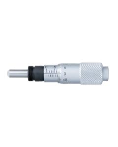 13mm Travel Micrometer Head, Round Tip, 9.5mm Shank Diameter
