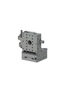 Aluminum Crossed Roller XZ Stage Center Drive Metric Threads with Fine Pitch Screw