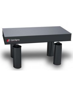8'x4' Optical Table Top & Legs, 900H, Fixed Level, Elastomeric Isolation, 1/4-20 Thd.
