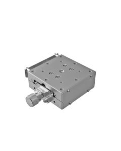 60X60mm Goniometer, EXC Bearings, 1-Axis, +/-20 deg, 35mm Axis Ht, Right-handed, Worm-gear, M4 Thd