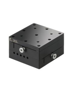 60X60mm Dovetail Bearing, Brass, XY-Axis Stage, Center Leadscrew, +/-10mm, M4 Threads