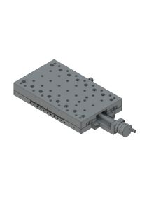 120X200mm Crossed-Roller Bearing, Aluminum, X-Axis Stage, Center Leadscrew, +/-50mm, M6 Threads