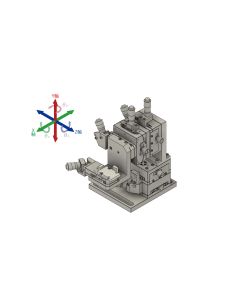 Manual 6-axis Optical Fiber Alignment Stage Unit