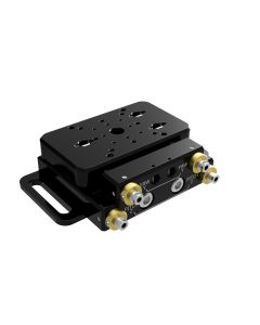 50X85mm Platform, Y-Z-Pitch-Yaw Kinematic Alignment Stage with Locks, Aluminum, M2, M3, M4 Threads