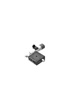 40X40mm EXC Bearing, Steel, X-Axis Stage, Side Sub-Micron Worm-screw Micrometer, +/-6.5mm, M3 Threads, Right-handed