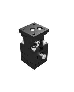 15X15mm Dovetail Bearing, Brass, XYZ-Axis Stage, Center Leadscrew, +/-2mm, M2 Threads