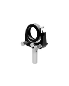 Gimballed Mirror Holder for 50mm Optic with Micrometer and Rod