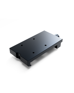 80mm-Long Viewport Carrier for Large 100mm Wide Rails, M4 Counterbore
