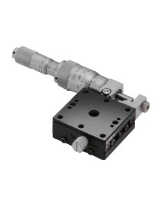 40X40mm EXC Bearing, Steel, X-Axis Stage, Side Differential Micrometer, +/-6.5mm, M3 Threads