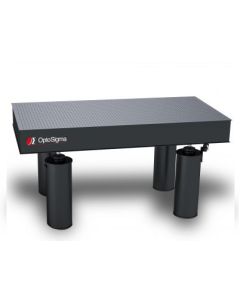 1500x900mm Optical Table Top & Legs, 900H, Self-Leveling, Pneumatic Isolation, M6 Thd.