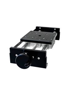 160X160mm Linear Bearing, Aluminum, X-Axis Stage,  Lead Screw, +/-100mm, M4 Threads