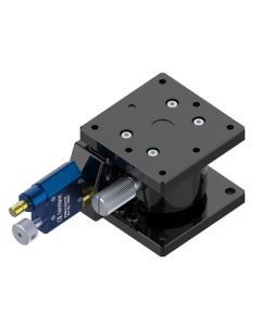 Motorized 40X40mm EXC Bearing, Steel, Z-Axis Stage, (Horizontal Platform/Base) Center Piezomotor, +/-2.5mm, 6-32 Threads