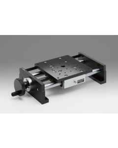 160X160mm Linear Bearing, Aluminum, X-Axis Stage,  Lead Screw, +/-100mm, 1/4-20 Threads