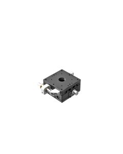60X60mm EXC Bearing, Steel, XY-Axis Stage, Side Hex Screw, +/-6.5mm, M4 Threads, Right-handed