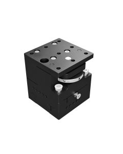 65X65mm Dovetail Bearing, Brass, XYZ-Axis Stage, Center Leadscrew, +/-12.5mm, M6 Threads