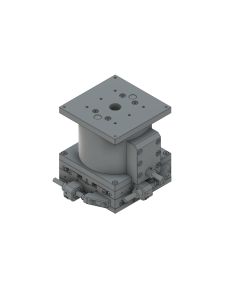 100X100mm EXC Bearing, Steel, XYZ-Axis Stage, Side Hex Screw, +/-12.5mm, M4 Threads, Right-handed