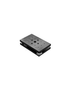 100X160mm, 2-Axis Kinematic Tilt Stage, Aluminum, Edge-Knob Adjustment, +/-1.2-deg.,+/-0.7-deg, M4 Threads