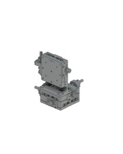 60X60mm EXC Bearing, Steel, XYZ-Axis Stage, (Vertical Platform) Center Hex Screw, +/-6.5mm, M4 Threads