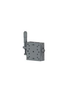 65X65mm Ball Bearing, Aluminum, Z-Axis Stage, (Vertical Platform/Base) Side Micrometer, +/-12.5mm, M6 Threads, Right-handed