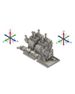 Manual 12-axis Optical Fiber Alignment Stage Unit