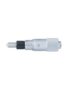 6.5mm Travel Micrometer Head, Round Tip, 6mm Shank Diameter