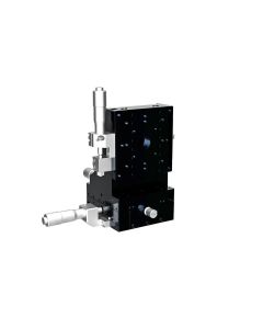 Aluminum Crossed Roller XYZ Stage Center Drive Metric Threads