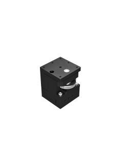 40X40mm Dovetail Bearing, Brass, XZ-Axis Stage, Center Leadscrew, +/-7mm, M3 Threads