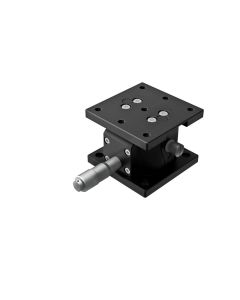 65X65mm EXC Bearing, Steel, Z-Axis Stage, (Horizontal Platform/Base) Center Micrometer, +/-5mm, M6 Threads
