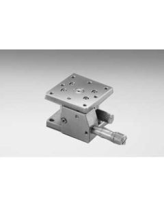 40X40mm EXC Bearing, Vacuum Compatible, Stainless Steel, Z-Axis Stage, (Horizontal Platform/Base) Center Micrometer, +/-3mm, M3 Threads
