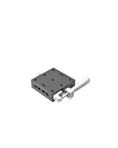 65X65mm EXC Bearing, Steel, X-Axis Stage, Side Micrometer, +/-12.5mm, M6 Threads