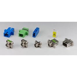FC/APC-SC/APC Conversion Adapter (Housing: metal, FC side narrow key 2mm)