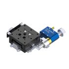 Motorized 40X40mm Goniometer, EXC Bearings, 1-Axis, 12 deg, 40mm Axis Ht, Piezomotor, M3 Thd
