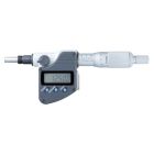 25mm Travel Digital Display Micrometer Head, Flat Carbide Tip, 10mm Shank Diameter